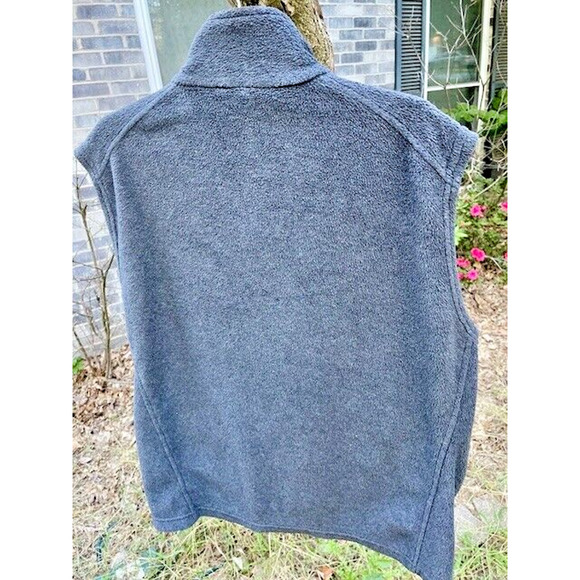 COLUMBIA Steens Mountain Fleece Vest Charcoal Gray Size Large RN 69724 - Picture 2 of 7